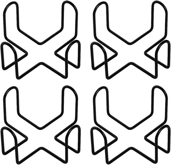 Untersetzerhalter 4 Metall Untersetzerhalter Für Runde Und Quadratische Untersetzer Ab 4 Zoll, Für 4 Bis 8 Untersetzer