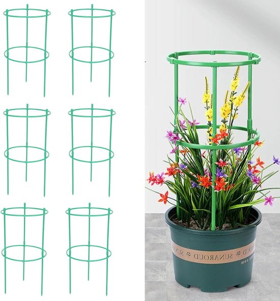Kletterhilfen Für Den Garten 6 Stück, Für Tomaten, Rosen, Hortensien, Pfingstrosen