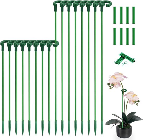 Unsichtbare Pflanzenstäbe, 43 Cm Und 28 Cm 16 Stück Zur Stützung Von Kleinen Pflanzen Und Blumen