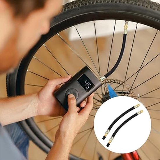 Flexible Gummiventiladapter Für Autos, Motorräder Und Fahrräder 3 Stück