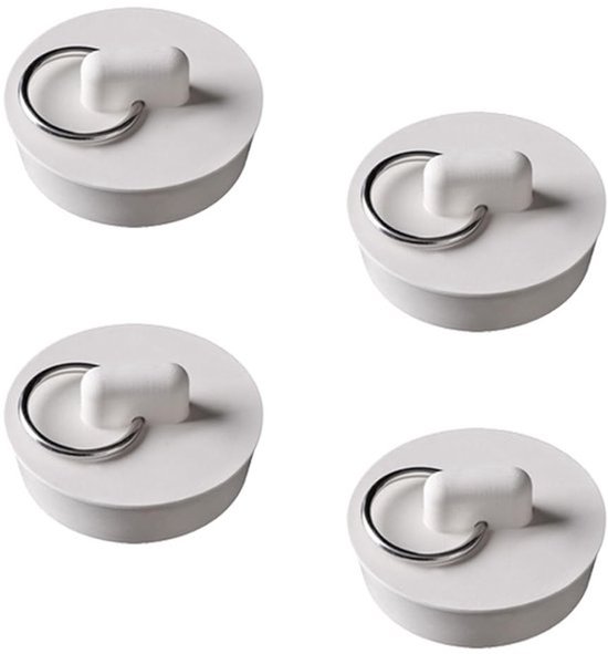 Dailygoods Badewannenstöpsel, 4 Teilig Abflussstopfen Aus Gummi Universal