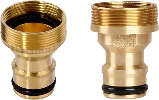 2x Universal Wasserhahnadapter M22 Außengewinde M24 Schraubgewinde Für Gartenschlauch Und Waschbecken