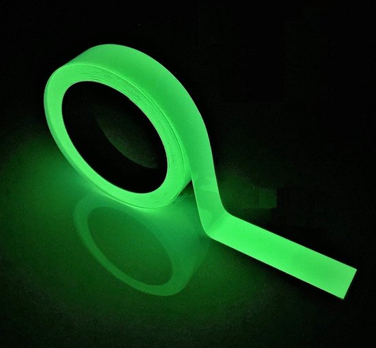 2 Stück Fluoreszierendes Leuchtband Wasserfestes Leuchtband Selbstklebendes Leuchtband Phosphormarkierungsband Für Nachtwarnschilder Bühnendekora