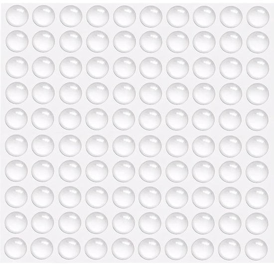Dailygoods 100 Transparente, Elastische Puffer Für Möbel