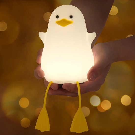 Niedliches Enten Nachtlicht Für Kinder Dimmbares Und Wiederaufladbares Nachttischlicht