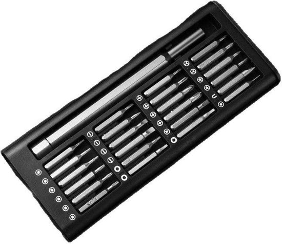 24 In 1 Präzisionsschraubendreher Set, Mini Reparaturset Mit Crv Stahlbits Für Computer, Handys, Spielekonsolen, Brillen Und Uhren, Kompaktes Ges