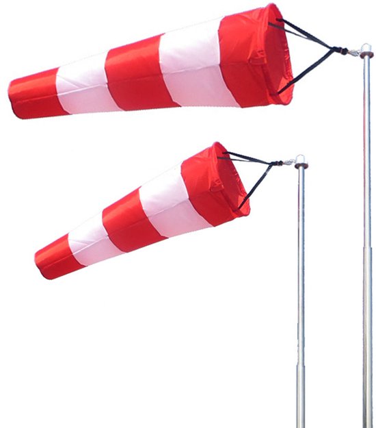 2 Stück Windsack Für Den Außenbereich Dekorativer Windsack Für Den Außenbereich Gartenflagge Flagge Für Den Außenbereich Rot
