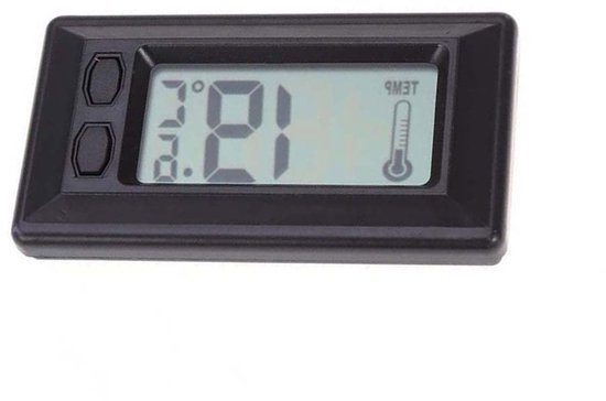 Digitales Autothermometer Mit Doppelseitigem Klebestreifen, Mini Temperaturanzeige Für Den Innen Und Außenbereich, Fahrenheit Und Celsius Anzeige