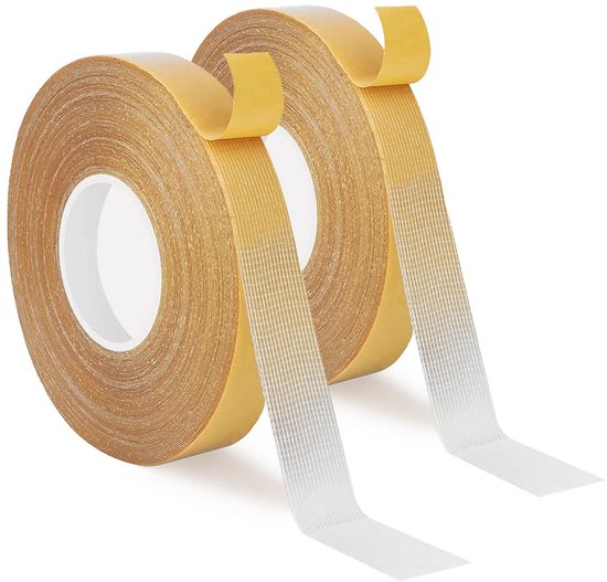 Doppelseitiges Klebeband Stark Und Transparent, Für Böden, Fotos Und Küche, 15 Mm X 20 M (2 Rollen)