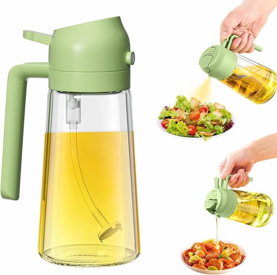 Ölsprüher Für Die Küche Speiseölspender 2 In 1 Olivenöl Sprühflasche Für Die Küche Glasflasche Für Den Hausgebrauch Lebensmittelechter Ölsprüher