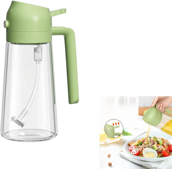 Stück, Ölspender, 2 In 1 Funktion Zum Spritzen Und Ausgießen, Handliche Glasflasche, Für Heißluftfritteusen, Grillen, Salate, Frittieren Usw., Gr