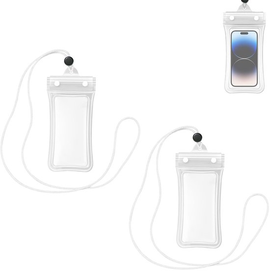 2 Teilige Wasserdichte Handyhülle Unterwasserhülle Schwimmfähige Handyhülle Unterwasserfotografie Inklusive Tragegurt Maximale Größe 7,2 Zoll Zum