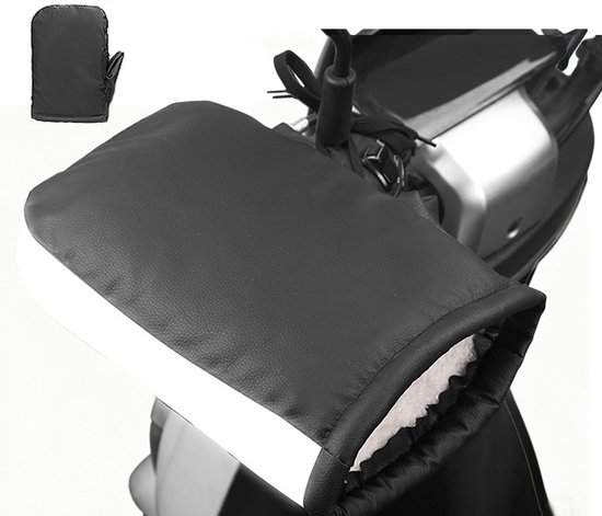 Lenkerhandschuhe Winddicht, Kälte Und Regendicht Warme Abdeckung Für Mountainbikes, Roller Und Schneemobile Schwarz 29 X 19 X 5 Cm