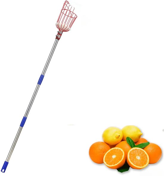Obstpflücker Zusammenklappbarer Und Abnehmbarer Obstpflücker Langer Pflücker Obstpflückwerkzeug Lange Stange Mit Stabiler Klemme Zum Pflücken Von
