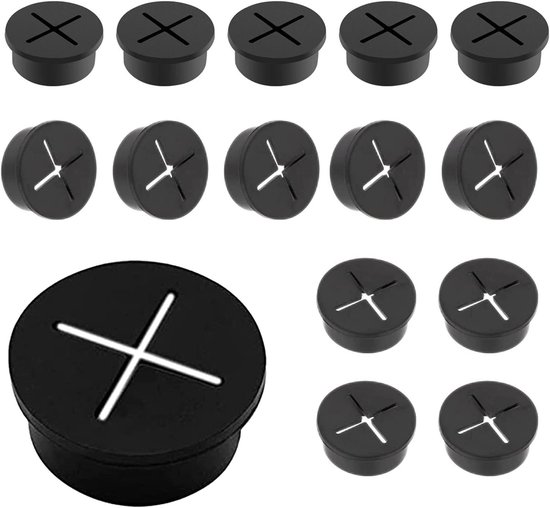 Flexible Silikon Kabeldurchführung 15 Kabeldurchführungen 25 Mm Tischdurchführung Für Möbel, Schreibtische Und Konferenztische