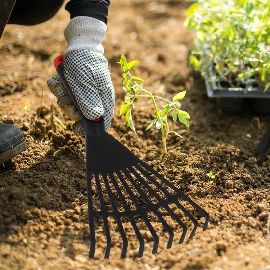Effizienter Gartenrechen Für Laub Und Gras Handgerät Für Gartenpflege Und Campingplätze