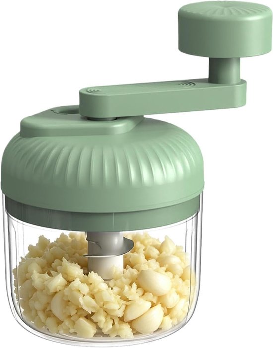 Handkurbel Knoblauchhacker, Platzsparend, Kein Stromanschluss Erforderlich, Mini Knoblauchpüreepresse Für Die Küche, Für Ingwer, Chili, Fleisch,