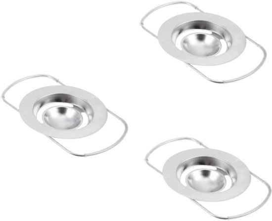 3 Teiliger Eiertrenner Aus Edelstahl Lebensmittelechter Eiertrenner Zum Kochen Und Backen Schnell Zu Reinigen (lochdesign)