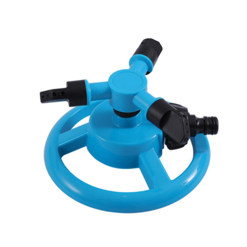 Gartensprenger – Automatisches Bewässerungssystem Für Rasen Und Beete – 360° Drehbarer Wassersprenger Mit 3 Düsen – Gartenbewässerungsgeräte