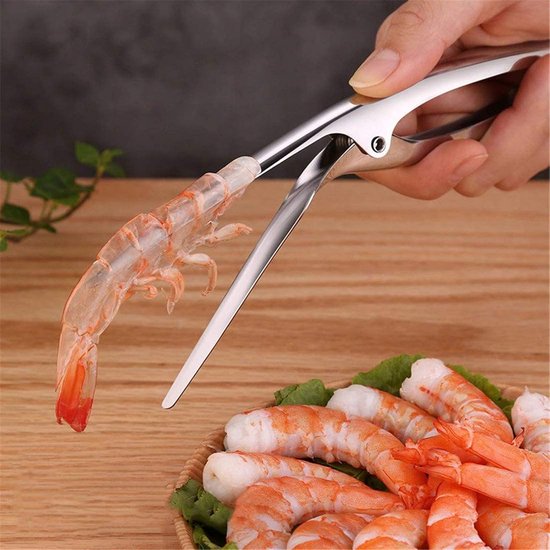 Garnelenschäler Garnelenschäler Schalentierschäler Küchenutensil Schäler Garnelenzubereitung Gamba Zange Garnelenmesser Zange Für Scampi Fischmes