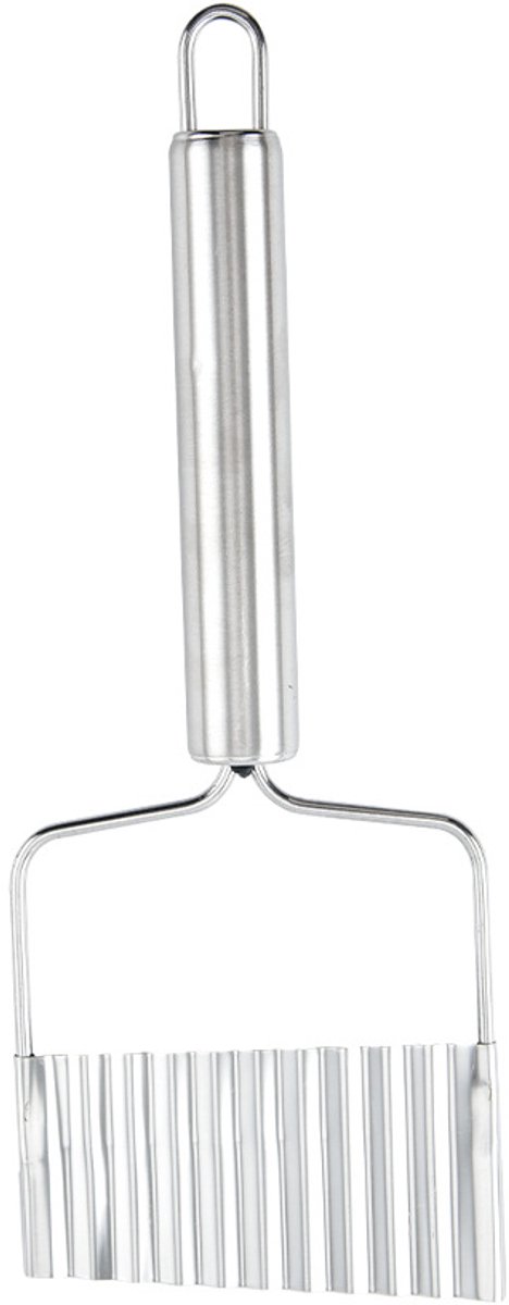 Professioneller Pommes Frites Schneider Mit Wellenschliff Für Pommes Frites Oder Gemüse, Wellenschliffklinge, Ovaler Griff, Aufhängevorrichtung,