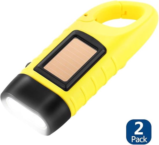 Kurbeltaschenlampe Kurbel Notfalltaschenlampe Led Taschenlampe Notbeleuchtung Für Generatoren Mit Karabinerhaken Für Outdoor Aktivitäten Wie Camp