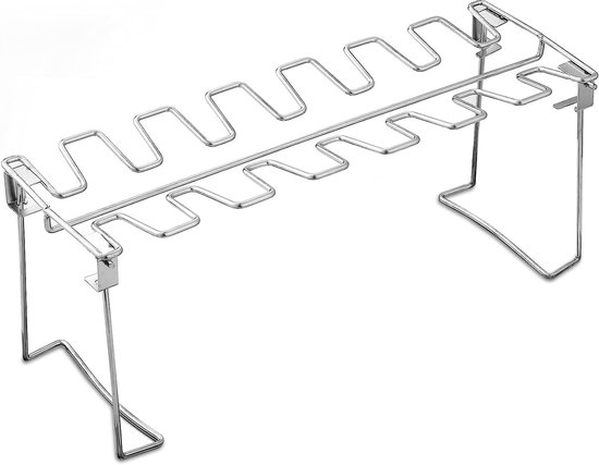 Hähnchenschenkel Und Flügelhalter Für Grill Und Smoker Benutzerfreundlicher Hähnchenschenkelhalter Mit 14 Schlitzen Hochwertiger Hähnchenflügelha