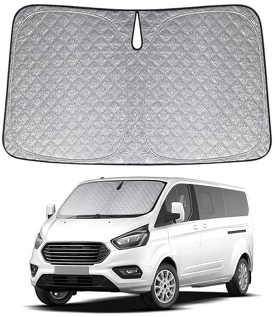 Sonnenschutzblende Für Die Windschutzscheibe Des Ford Transit Custom (2021 2024) Uv Schutz Und Isolierung