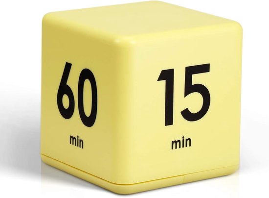Würfel Timer Kipp Timer Mit Schwerkraftsensor 15 20 30 60 Minuten Countdown Für Klassenzimmer, Küche, Arbeitszimmer, Fitnessstudio, Schreibtisch