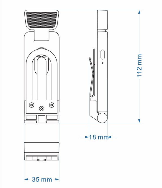 Leselampe Buchleuchte Leselicht Für Bücher 6 Helligkeitsstufen Wiederaufladbare Usb C Lampe Leselicht Fürs Bett Mit Klemme Klemmlampe (schwarz)