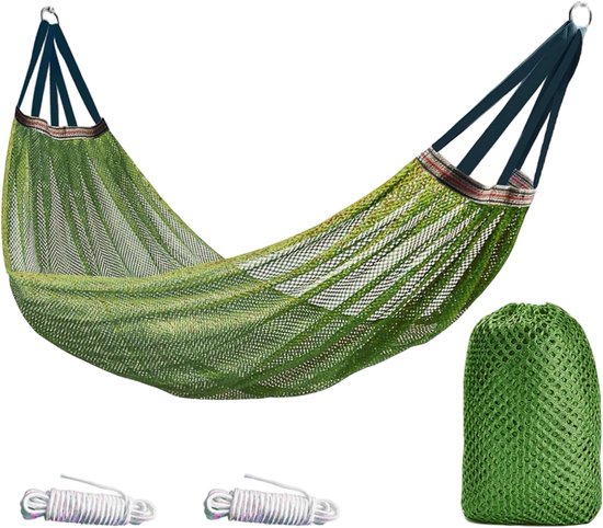 Hängematte 260 X 130 Cm Reisehängematte Für Camping Hängematte Aus Eisseidennetz Hängematte Für Camping, Outdoor Und Reisen Max. 150 Kg