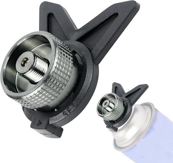 Gasflaschenadapter Mit Halterung Gasflaschenadapter Kleiner Gasflaschenadapter Gasflasche Tragbar Adapter Campingkocheradapter Für Picknickkocher