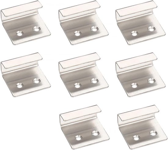 E Ambar Edelstahl Fliesenaufhänger 8er Set Robuste Wandhalterung Fotohaken Montagehaken