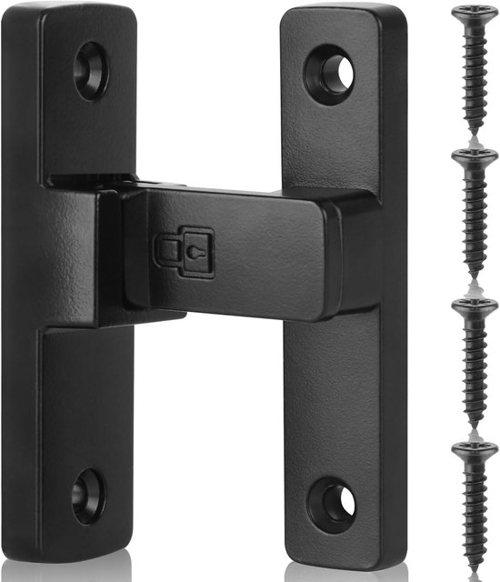 1 Stück 90° Neigungsriegel Türriegel Robuster Schuppentürriegel Mit Schrauben Sicherheitsriegel Sicherheitsverriegelung Für Schuppen, Zäune, Gart