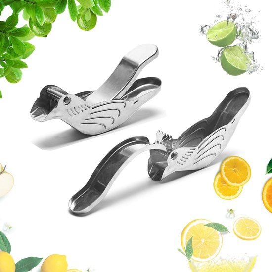 Vogelförmiger Zitronenentsafter, Manueller Zitrusentsafter Aus Edelstahl, Vogelförmige Küchenpresse, Für Orangen, Limetten Und Grapefruits, Handb