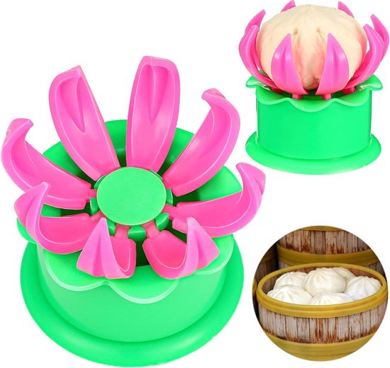Dailygoods Teigtaschenformer (2 Teilig) Antihaft Backform Kunststoffform Gesund Und Hygienisch Leicht Zu Reinigen Professionelles Design Brötchen