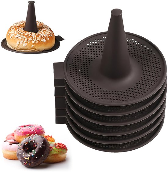 Allecto Silikon Donutform Backformen Für Perfekte Donuts 6 Teiliges Set Hitzebeständig Und Sicher Für Bagels Und Gebäck