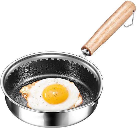 Mini Bratpfanne Mit Antihaftbeschichtung 13 Cm Eierpfanne Aus Edelstahl Für Gas Und Induktionsherde Für Kleine...