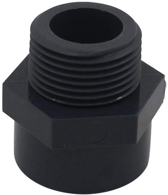 Jhubers Pvc Stanze 20/25/32/40/50/63/75/90/110 Mm Pvc Außengewinde Pvc Anschluss Pvc Verbinder Schlauchverbinder Innendurchmesser 32 Mm