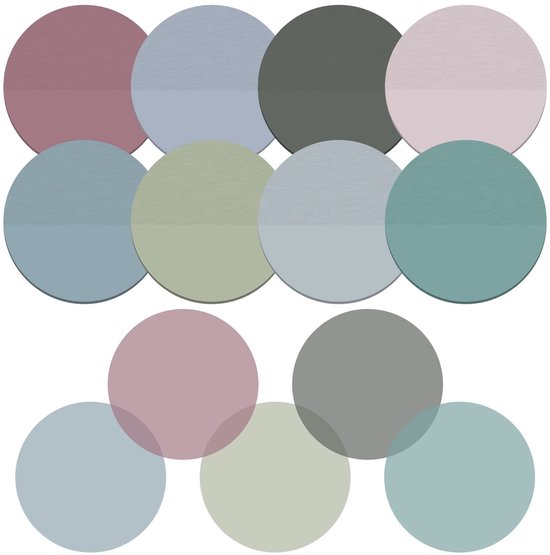 Dailygoods Haftnotizen, 400 Stück Runde Haftnotizen Transparentes Design Lesezeichen Aufkleber Planerzubehör Hochwertiges Pet Material