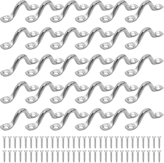30 Stück Spritzschutzösen Aus Edelstahl Mit Befestigungsschrauben 5 Mm Ösenplatte Edelstahl 304 Ösen Mit 60 Schrauben Für Kajak Und Kanuhüberholu
