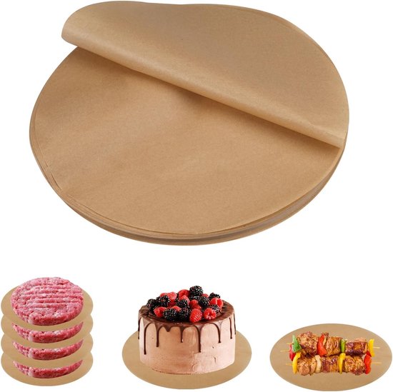 Backpapier Für Airfryer 100 Blatt 26 Cm Rund Hitzebeständig Antihaftbeschichtet Für Airfryer Runde Formen Backzubehör