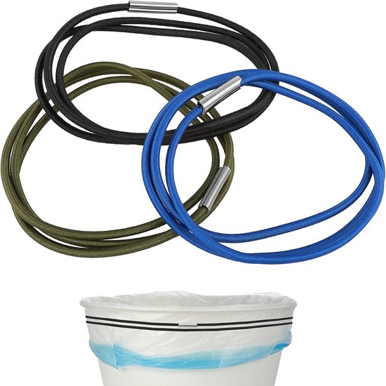 Dailygoods Elastische Bänder, 3er Set Verstellbare Gummibänder