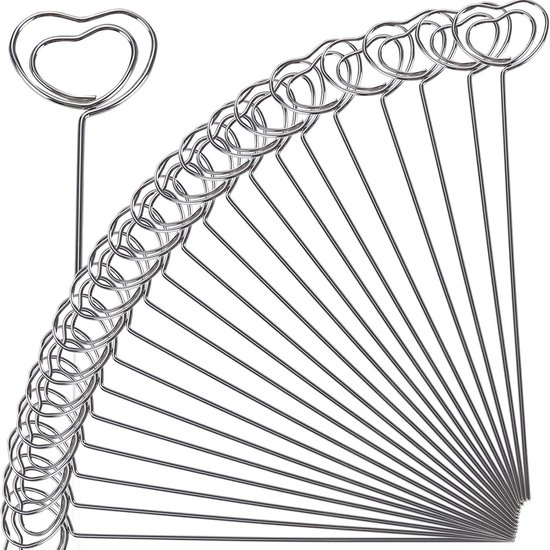 Dailygoods Fotohalter, 30 Stück Tischkartenhalter Aus Metall