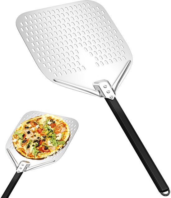 Perforierter Pizzaschieber Zum Anheben Von Pizzen 1 Stück Aluminium