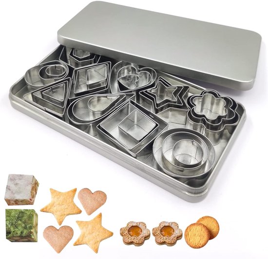 30 Teiliges Keksausstecher Set Geometrische Ausstecher Zum Backen