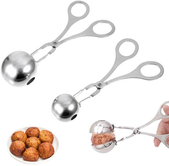 Nthproducts Fleischkrokettenformer Fleischkrokettenzange 2 Teilig Für Fleischkroketten Und Kekse
