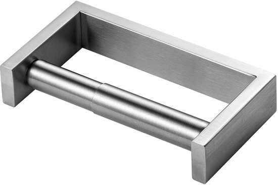 Vt Goods Toilettenpapierhalter Wandmontage Flexibel Und Langlebig Gebürstetes Silber Edelstahl Für Megarollen Einfache Montage..