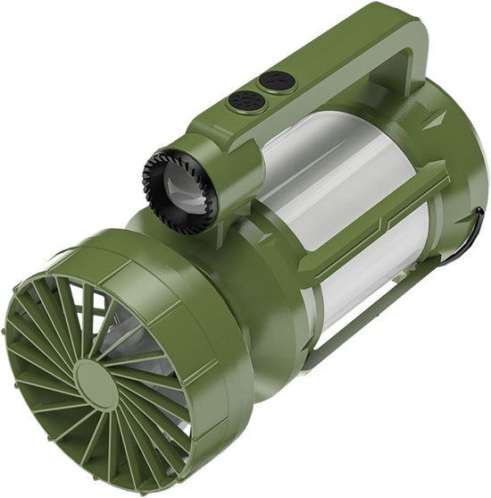Zeltlampe Mit Ventilator Tragbare Beleuchtung Camping Und Outdoor Wiederaufladbar Und Solarbetrieben