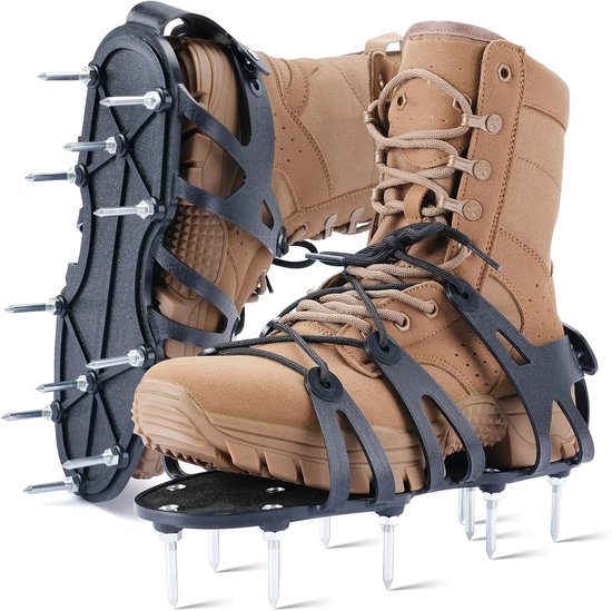 Nagelschuhe Rasenlüfterschuhe Mit Beschwerten Ausgleichsblöcken 4,5 Cm Lange Spikes, Gartengeräte Mit Nägeln, Für Die Rasenpflege (schuhe Nicht I